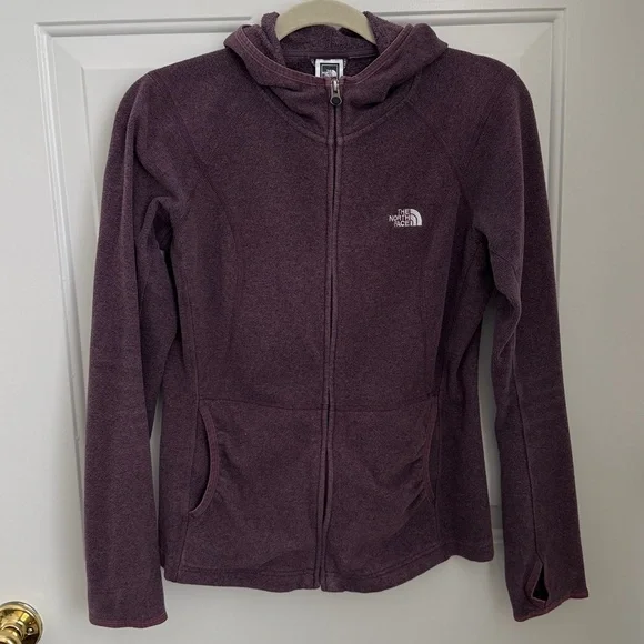 The North Face Women's TKA 100 Grape Fleece Full Zip Hoodie - Size Medium - Picture 11 of 12